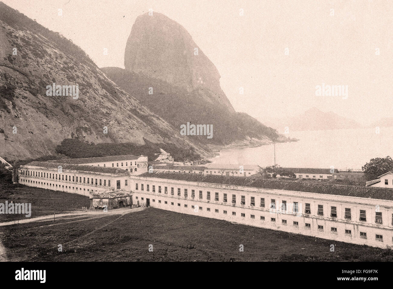Military College bekannt vor als Militärakademie in Rio De Janeiro - 1888 Stockfoto