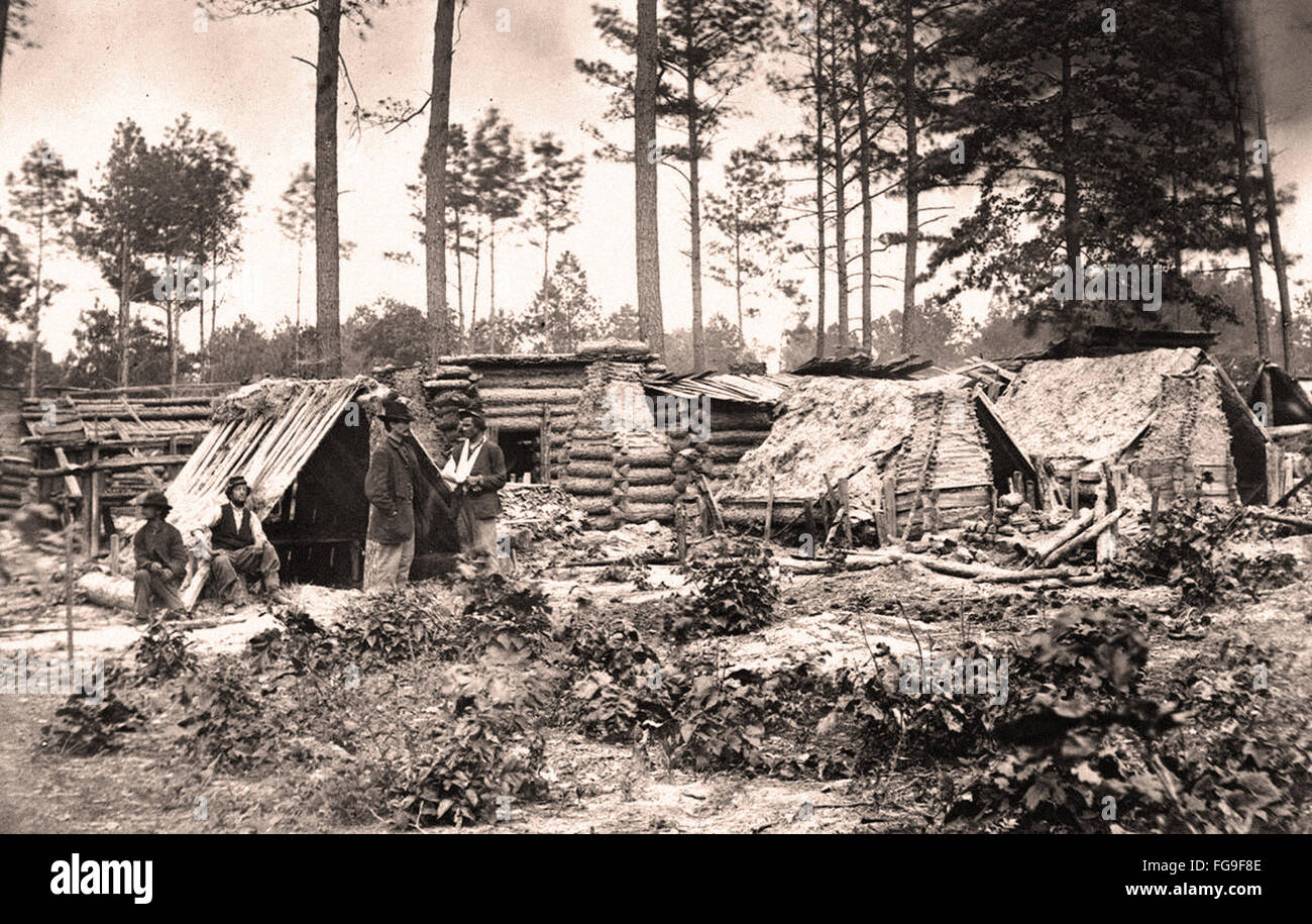 American Civil War-Szene Stockfoto