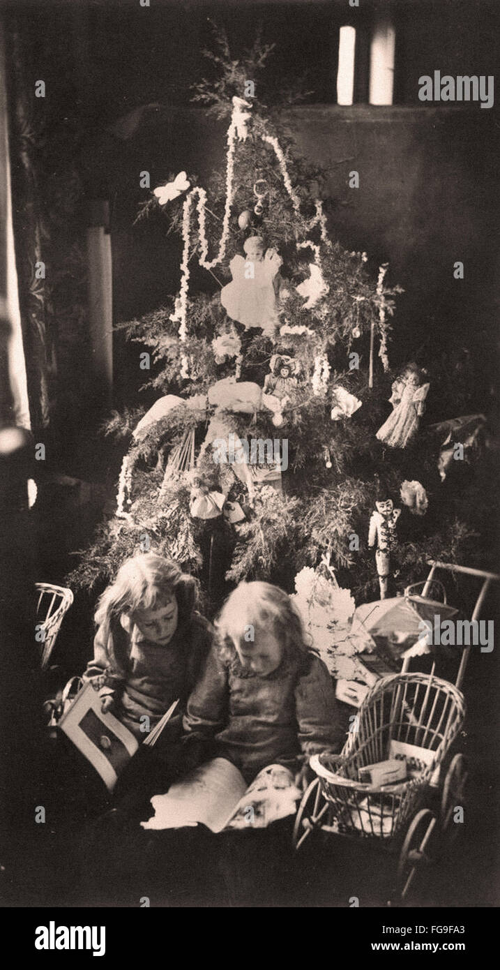 Weihnachten im viktorianischen Zeitalter Stockfoto