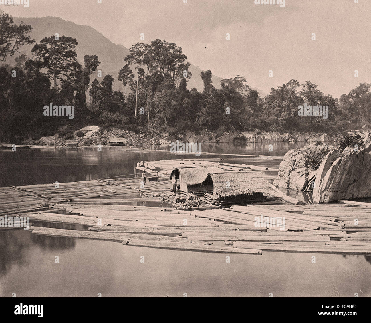 Indien aus den 1870er Jahren Stockfoto