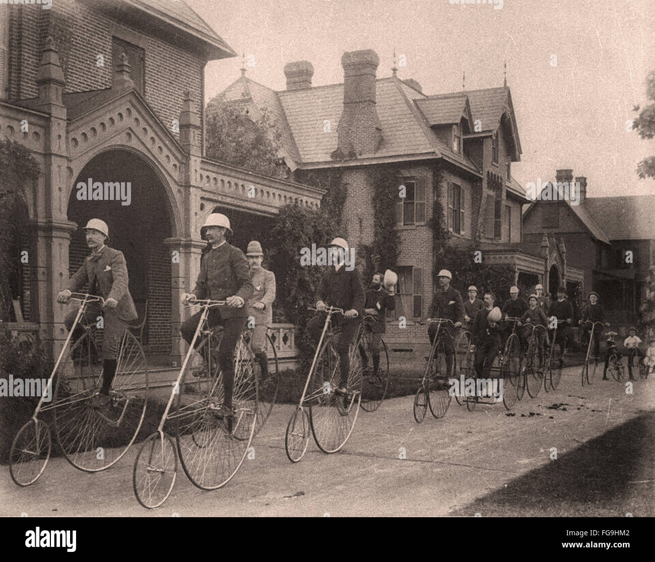 Kendall Green Fahrrad-Club - 1884 Stockfoto