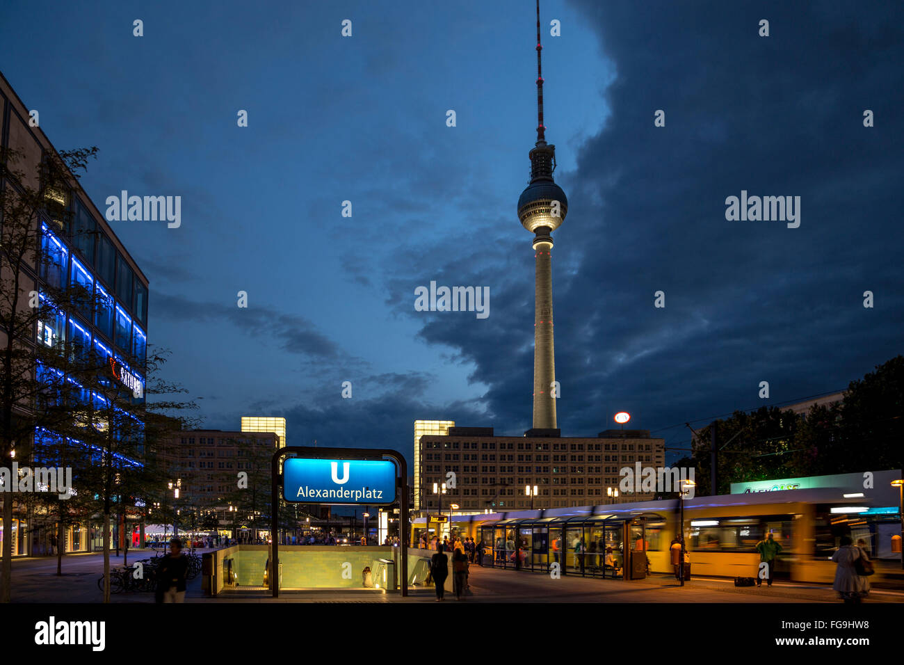 Geographie/Reisen, Deutschland, Berlin, Berlin Mitte, Alexanderplatz, Additional-Rights - Clearance-Info - Not-Available Stockfoto