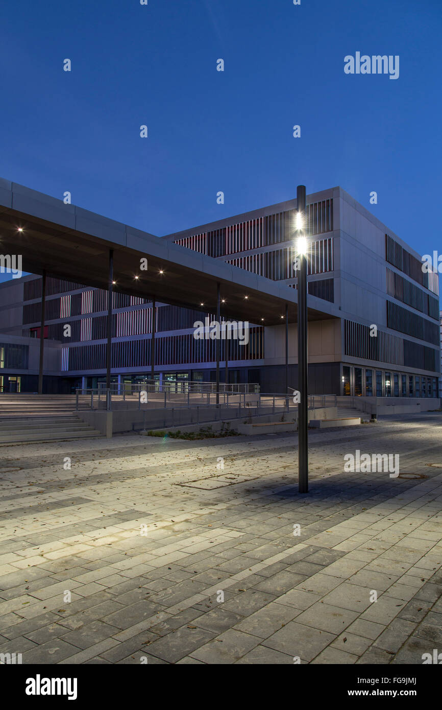 Geographie/Reisen, Deutschland, Bayern, Unterschleißheim, FOS BOS Unterschleißheim, erbaut: 2012-2014 durch SchwindeArchitekten, Hauptgebäude, Additional-Rights - Clearance-Info - Not-Available Stockfoto