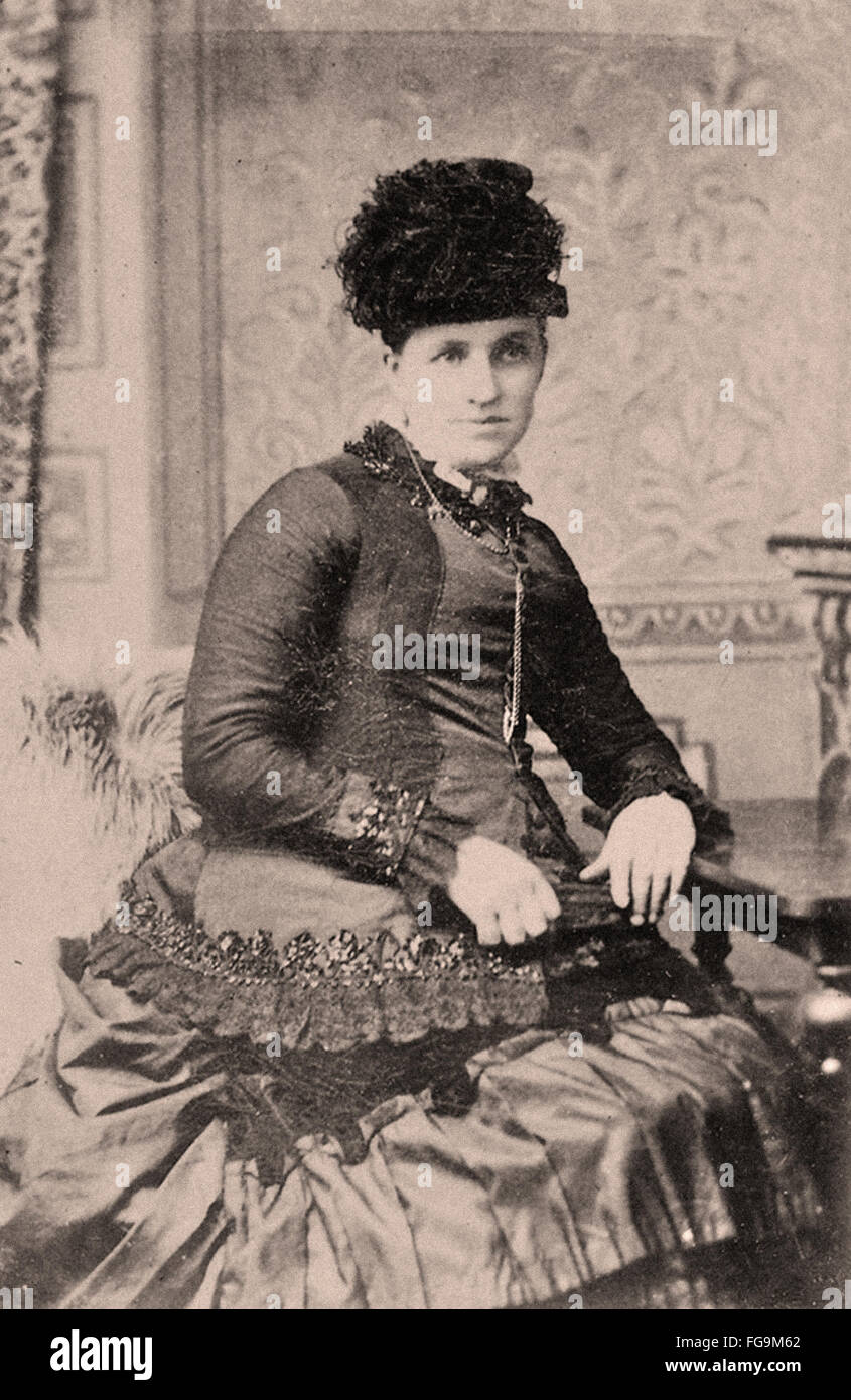 Porträt einer viktorianischen Dame Stockfoto