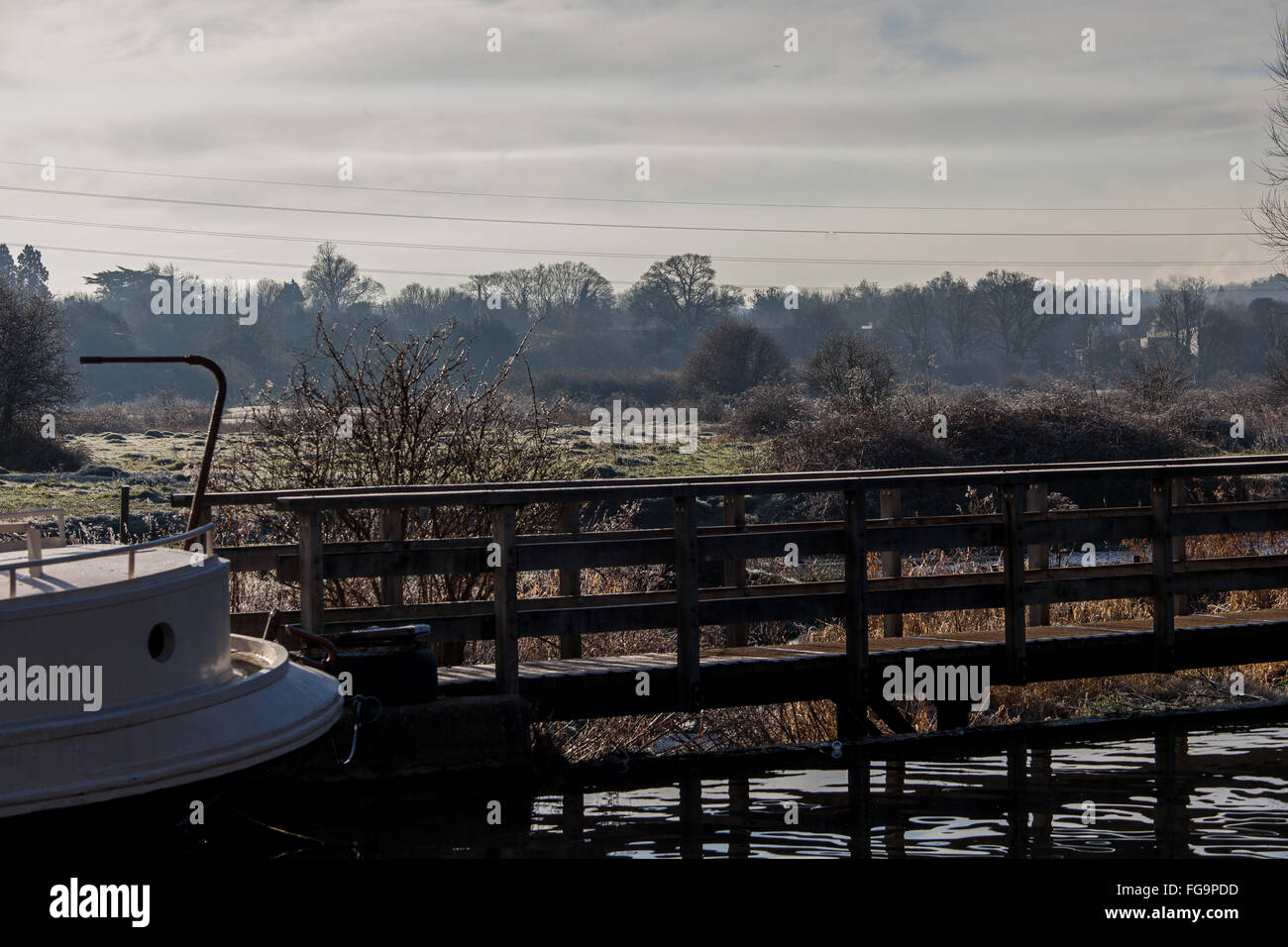 Grand Union Canal Croxley Green Stockfoto