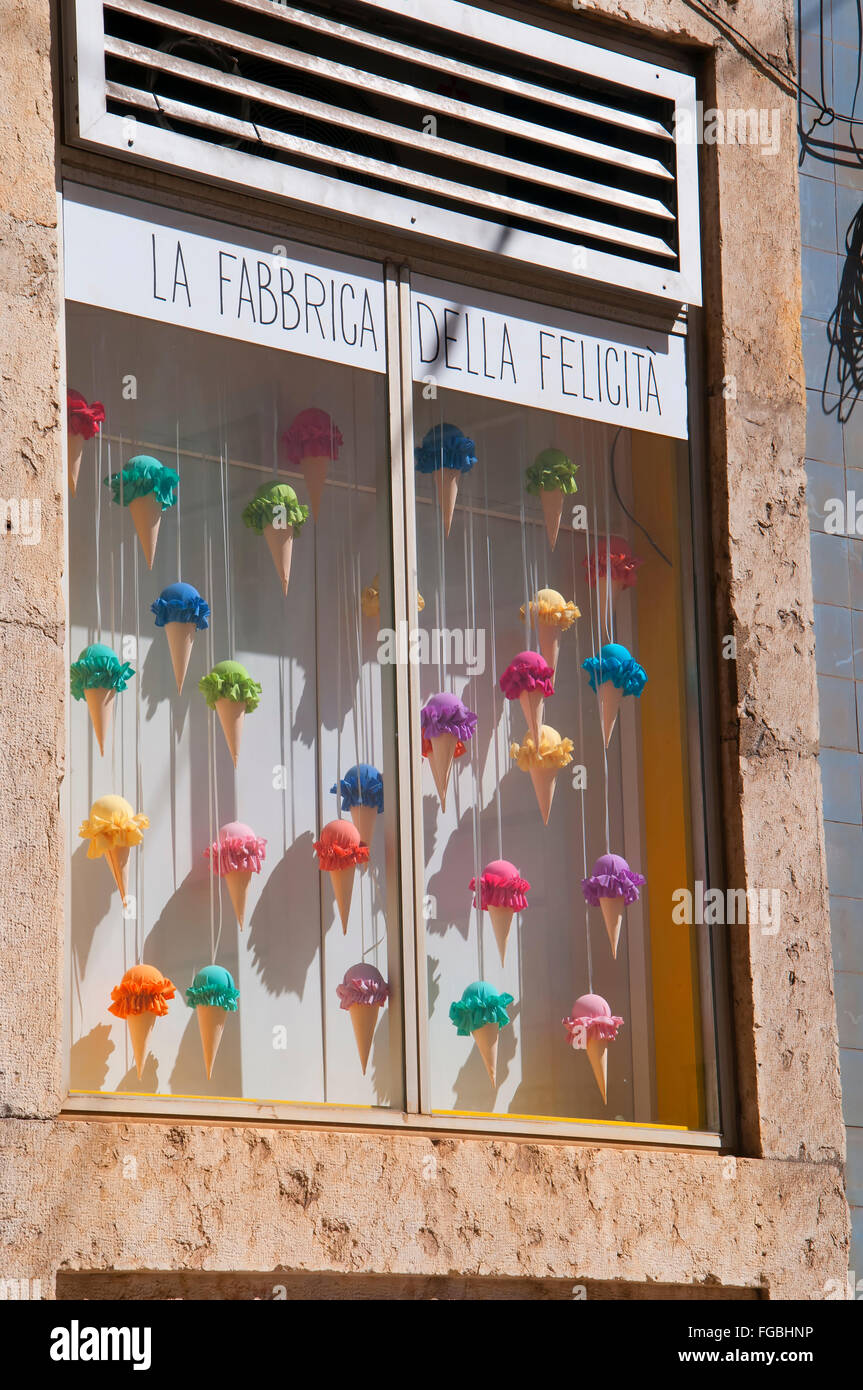 Eis-Shop in der Alfama Viertel von Lissabon Portugal Stockfoto