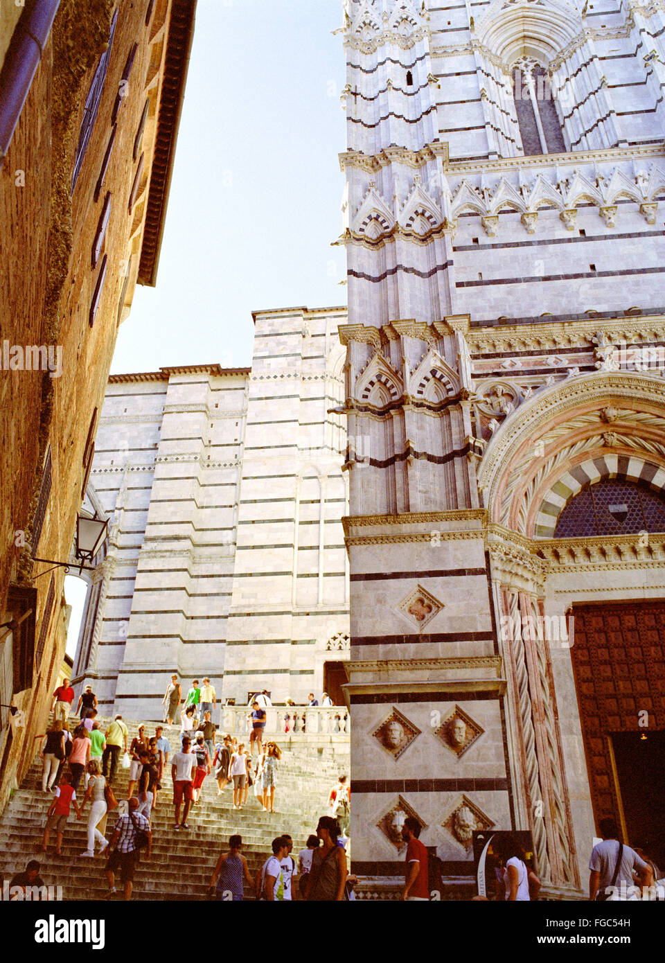 Italien, Toskana, Siena, Baptisterium Stockfoto