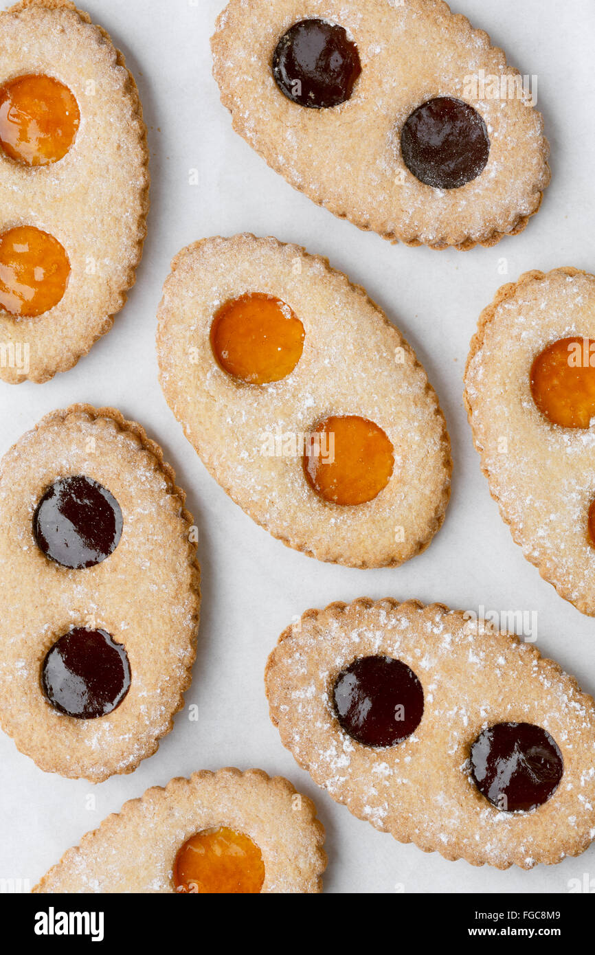 Lunettes de Römer Französisch Gebäck Stockfoto