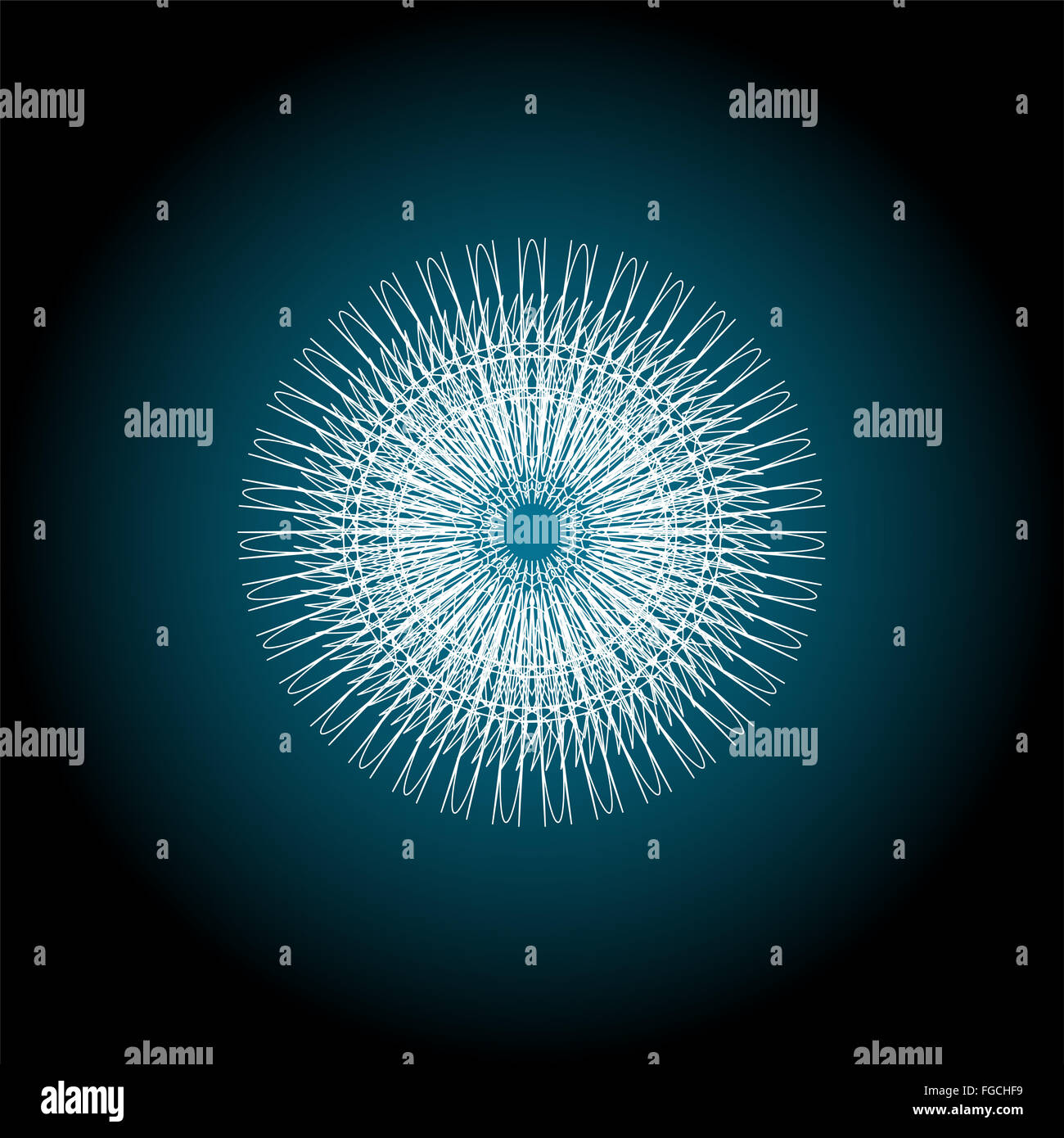 Guilloche Elemente für Zertifikat für Währung und Geld Stockfoto
