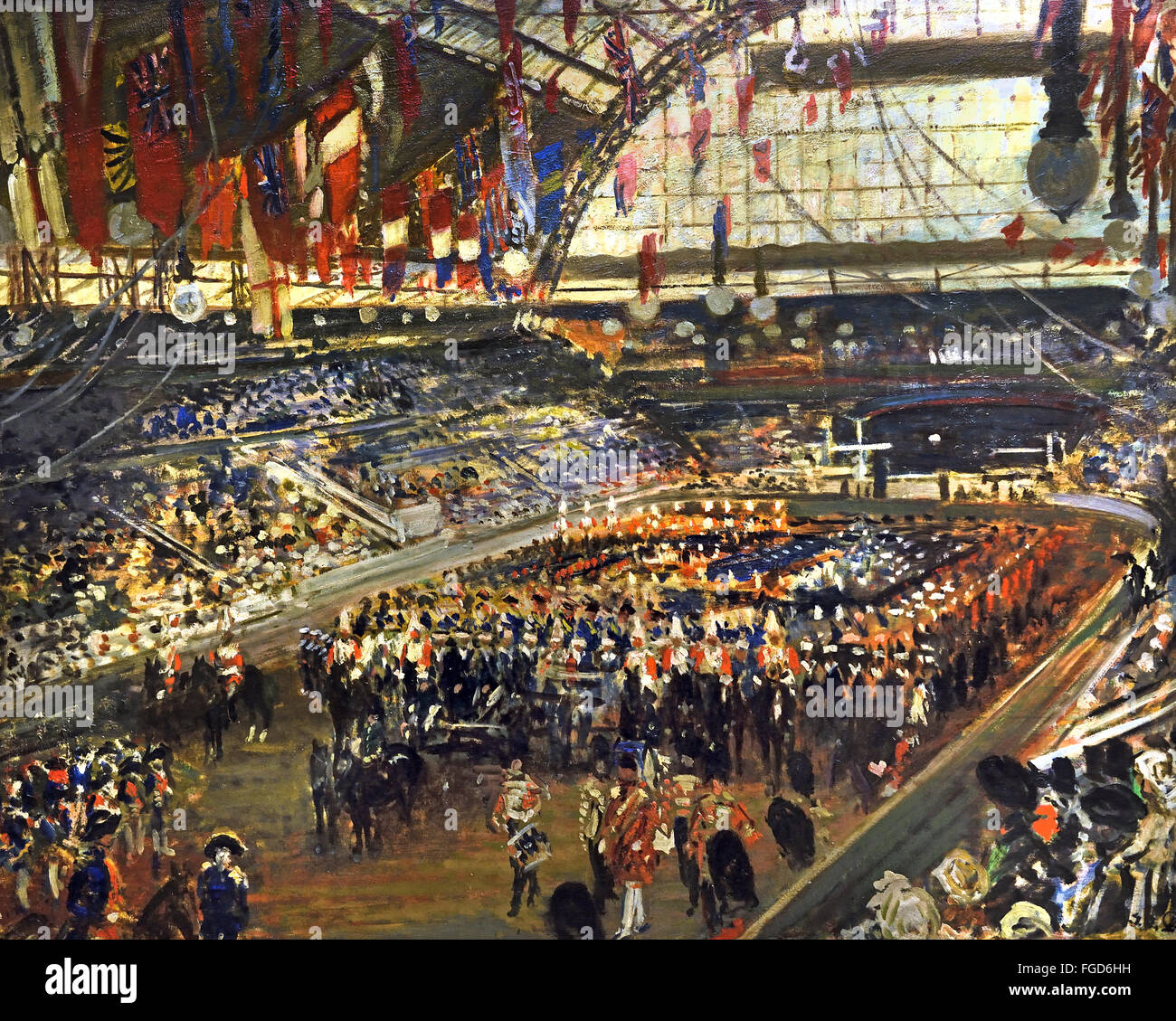 Die feste der Krönung von König George V militärische Turnier Olympia London England 1911 Jacques Emile Blanche 1861-1942 Frankreich Französisch Stockfoto