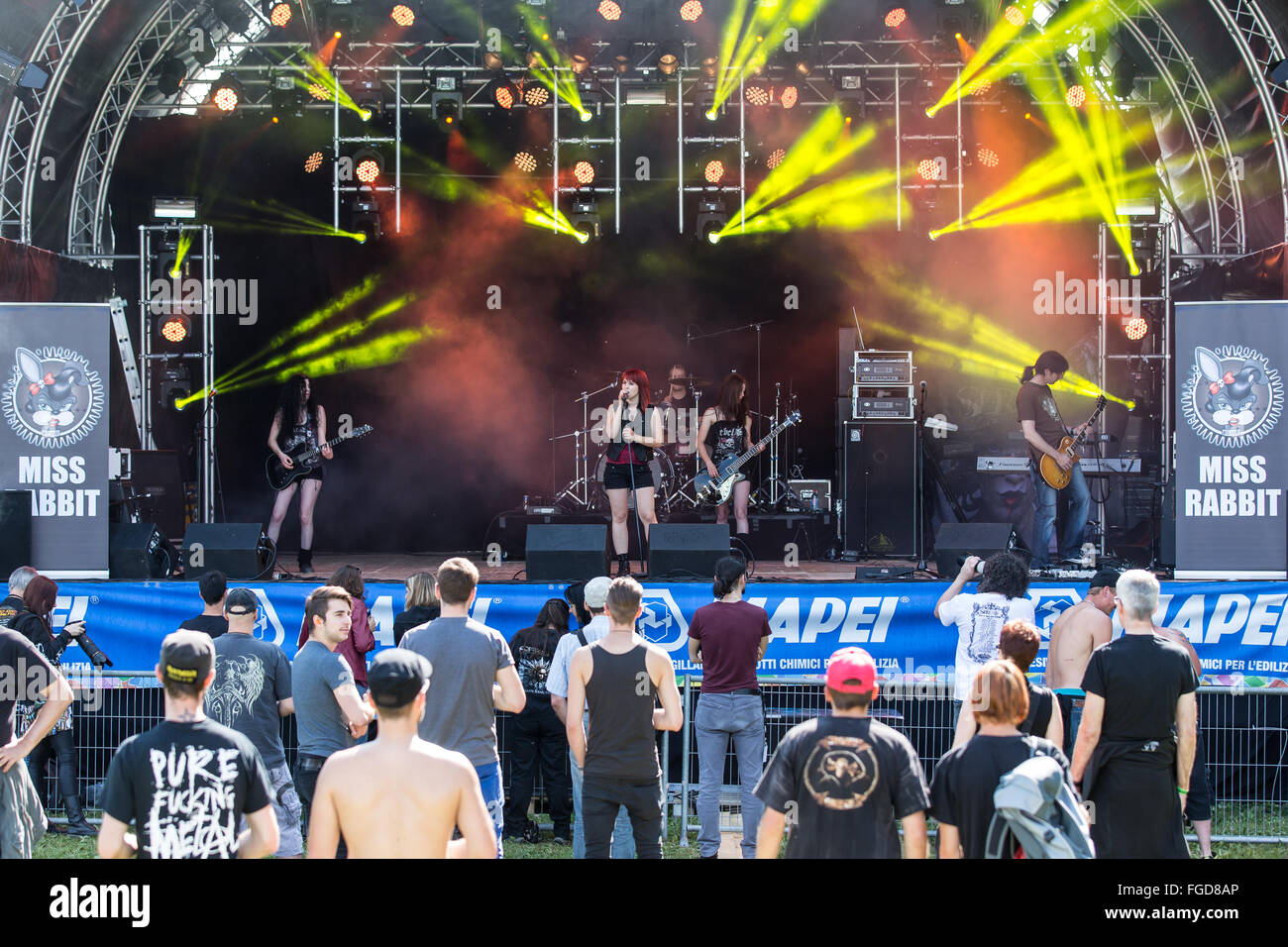 Miss Rabbit Stockfoto