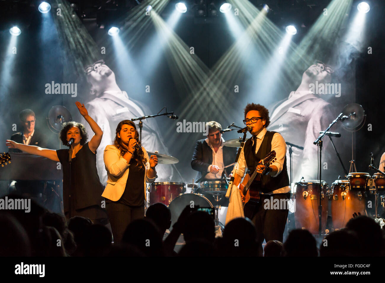 Tiziana Gulino Und Marc Sway Stockfoto