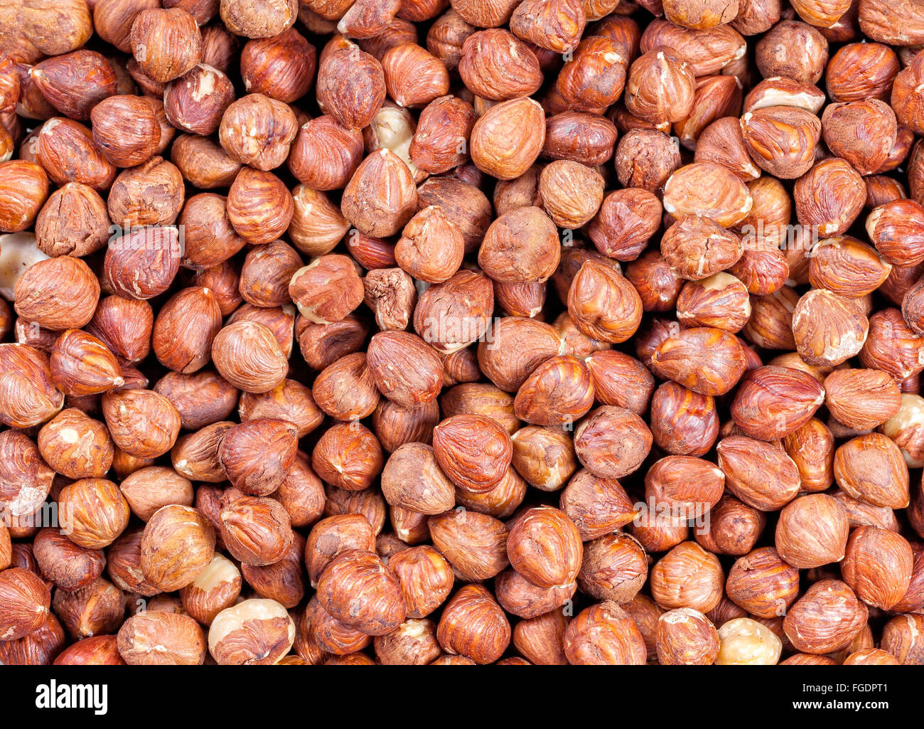 Nahaufnahme Bild von Walnüssen, Essen Hintergrund. Stockfoto
