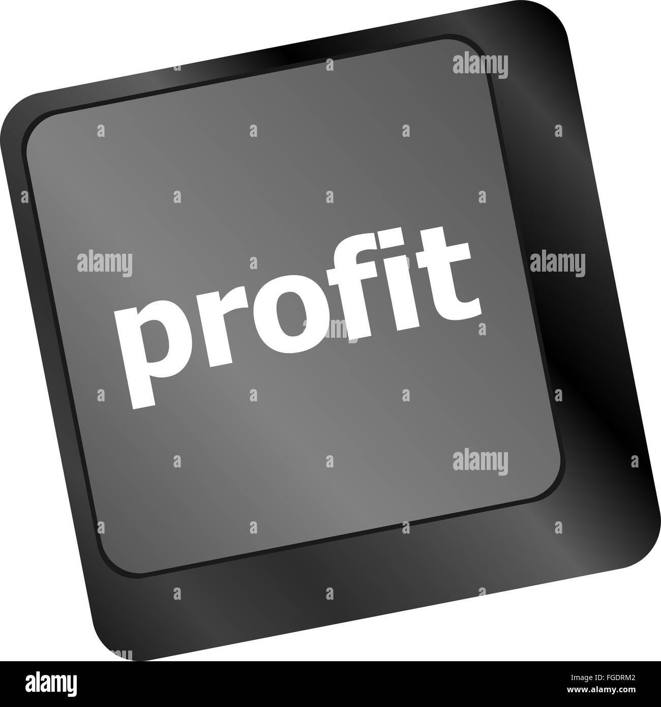 Gewinn wichtiger zeigt Renditen für Internet-Unternehmen Stockfoto