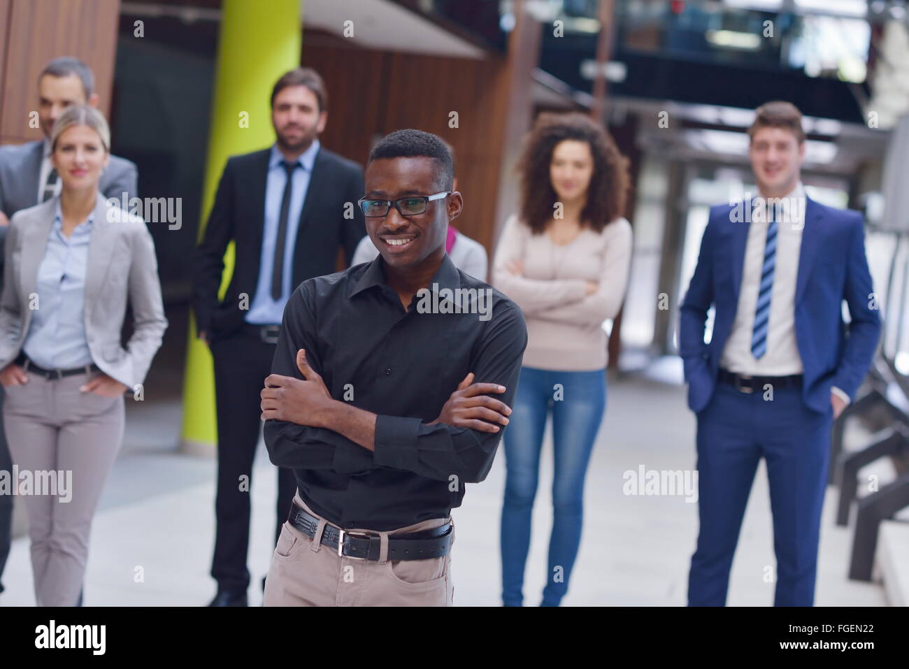 Business-Menschen-Gruppe Stockfoto