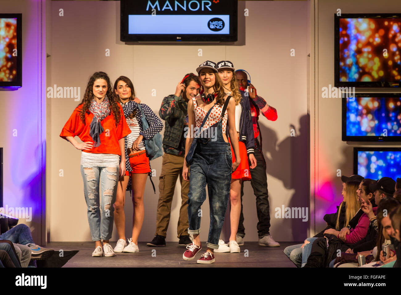 Fashion Show - Frühling - Sommer 2015 Stockfoto