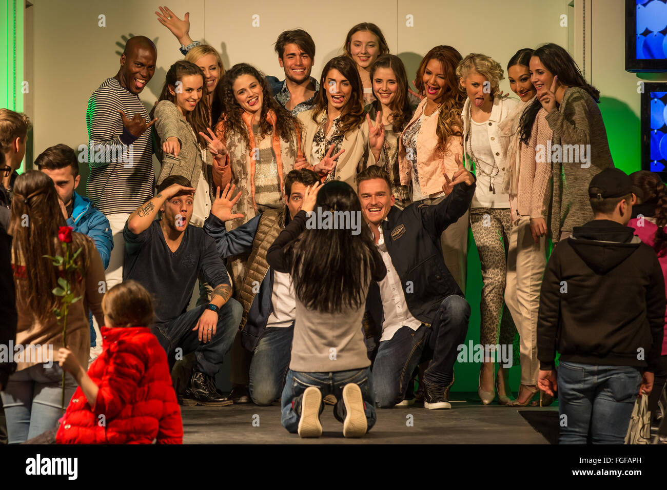 Fashion Show - Frühling - Sommer 2015 Stockfoto