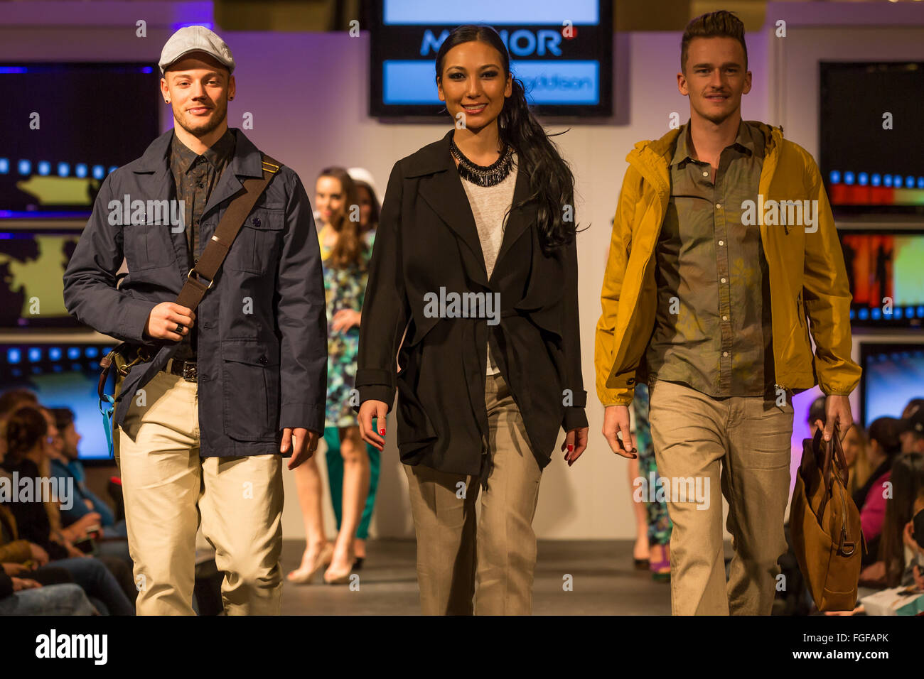 Fashion Show - Frühling - Sommer 2015 Stockfoto