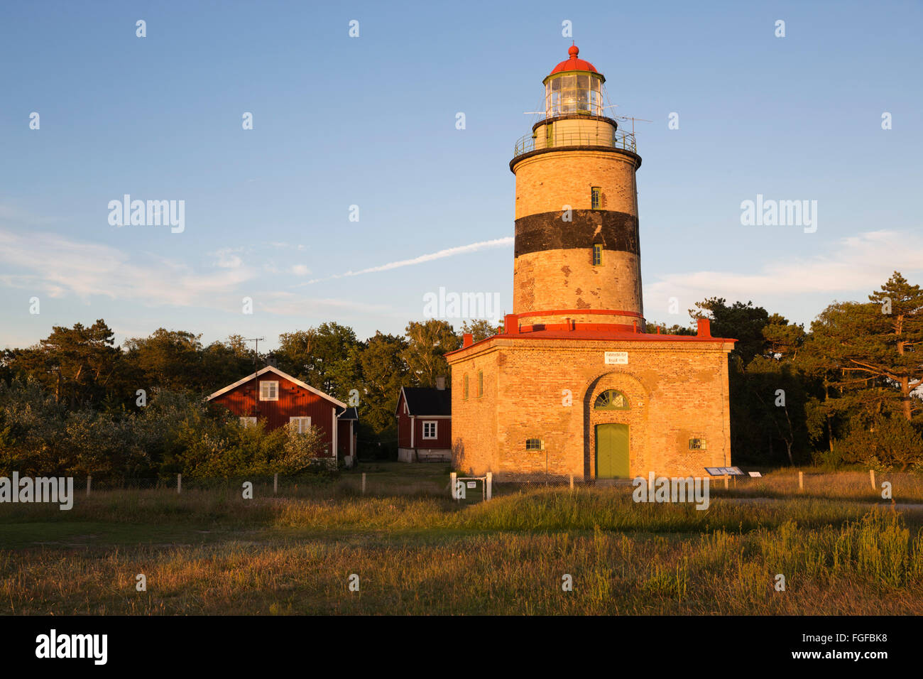 Falsterbo Leuchtturm, Skanör Falsterbo, Falsterbo Halbinsel, Skåne (Scania), Südschweden, Schweden, Skandinavien, Europa Stockfoto