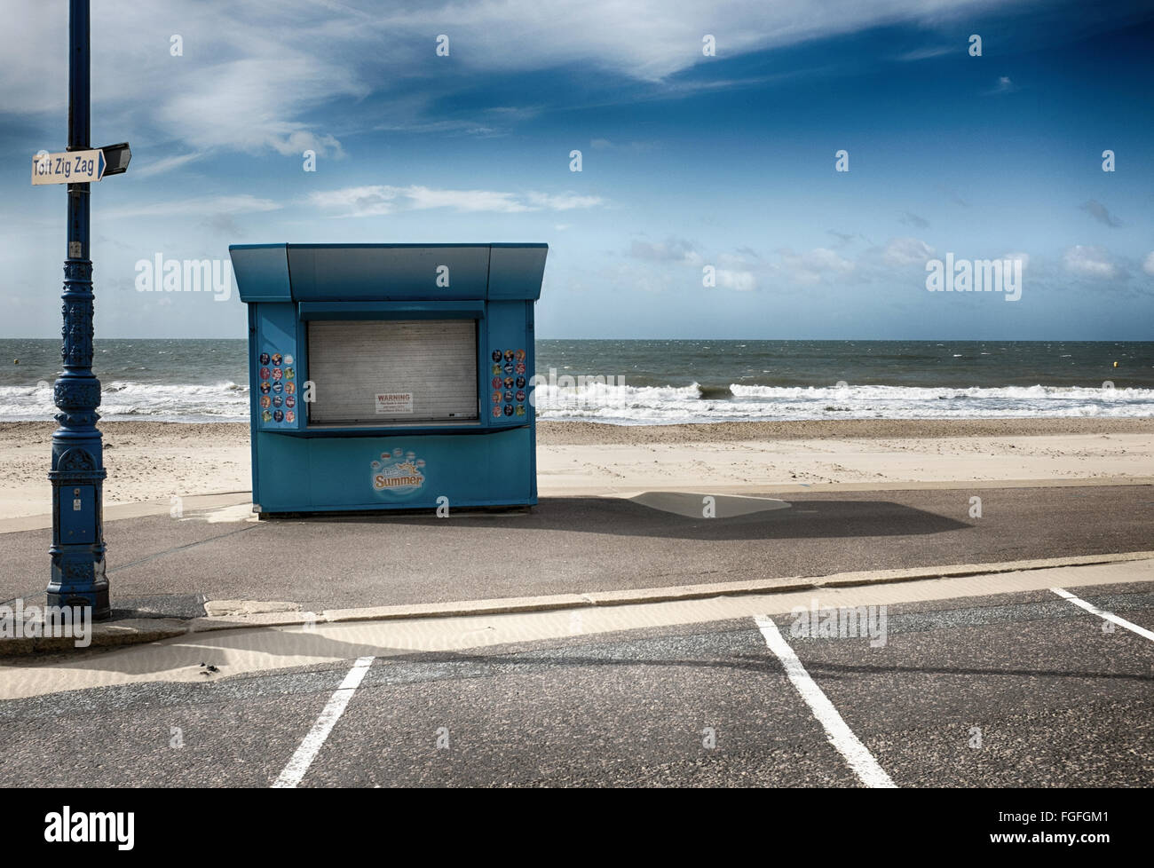 Eis am Meer Stockfoto