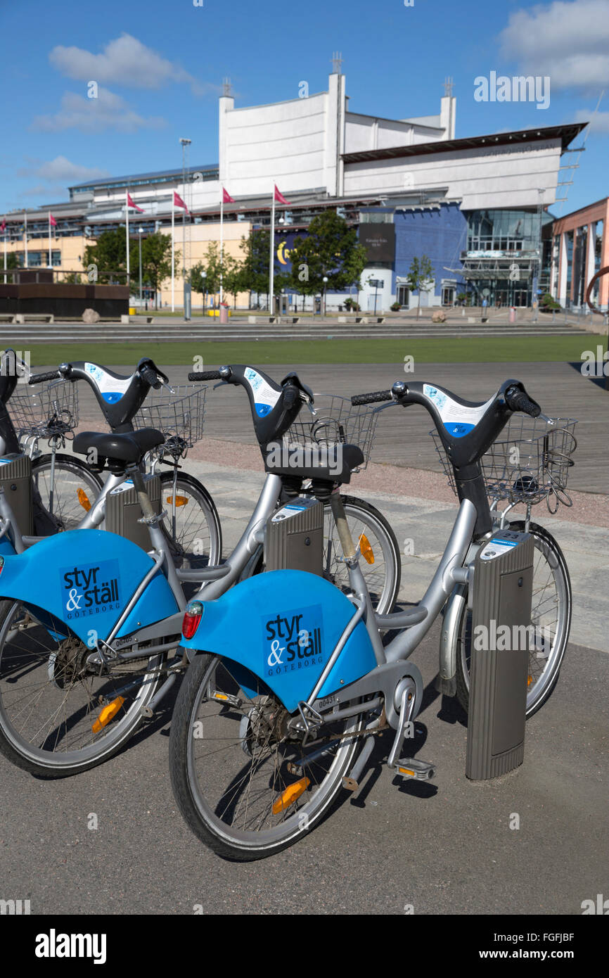 City-Bikes, Göteborg, West Gottland, Schweden, Skandinavien, Europa Stockfoto