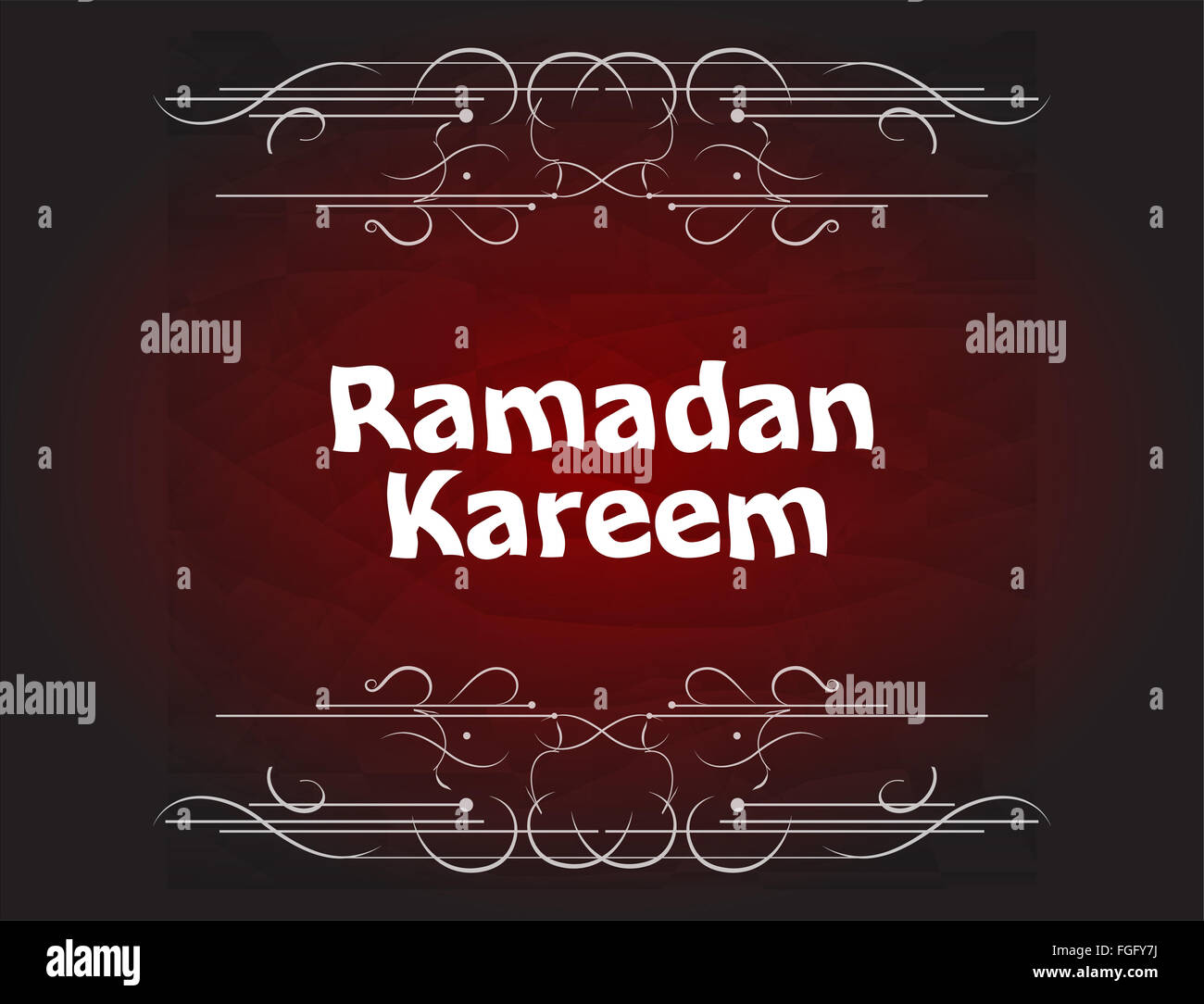 Der Sultan von elf Monaten Ramadan Grußkarte. Des muslimischen Fastenmonats Stockfoto