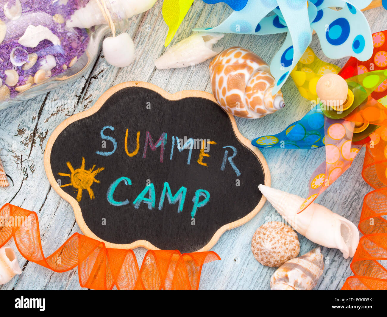 Sommer-camp Stockfoto