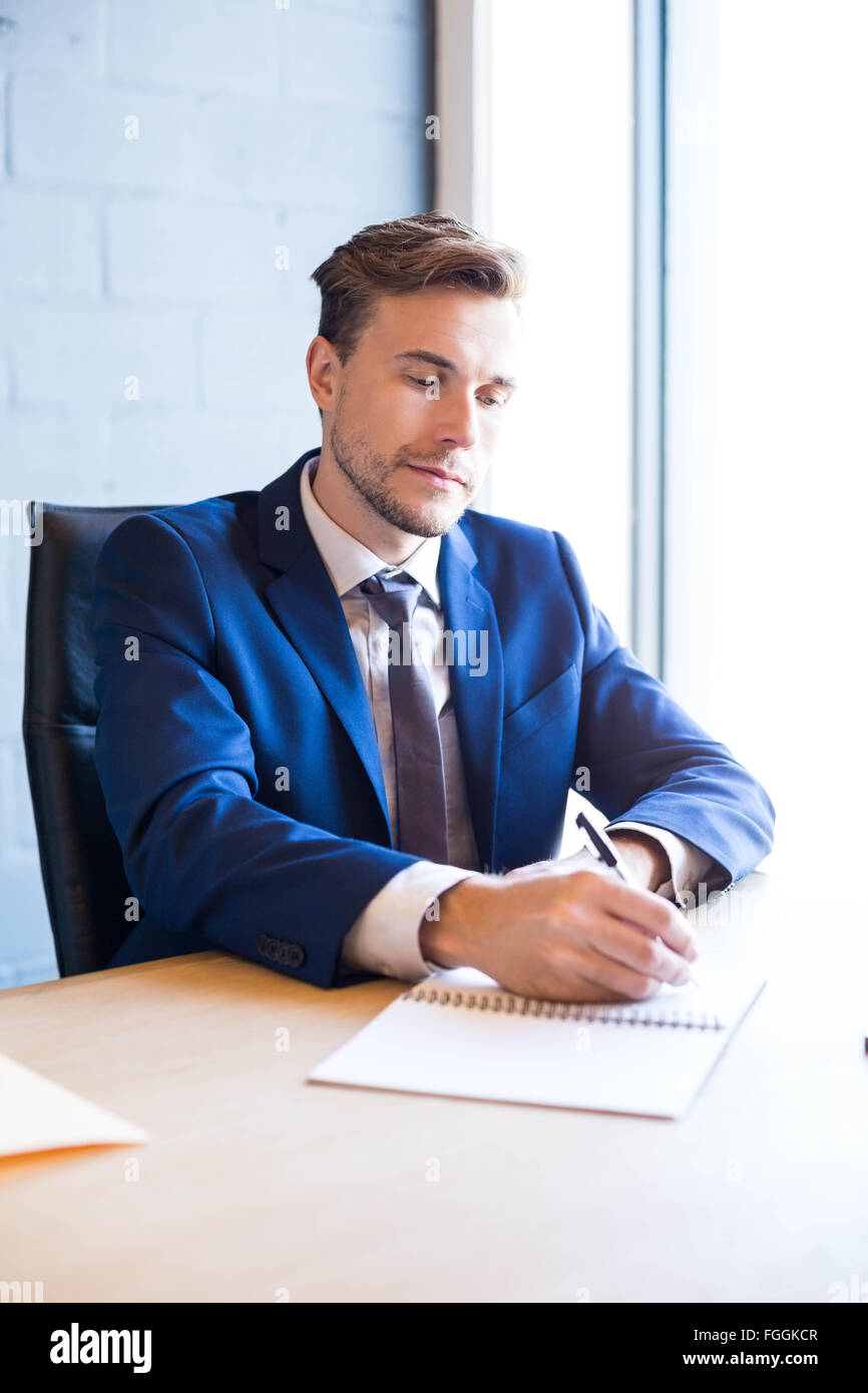 Jungunternehmer im Business-meeting Stockfoto