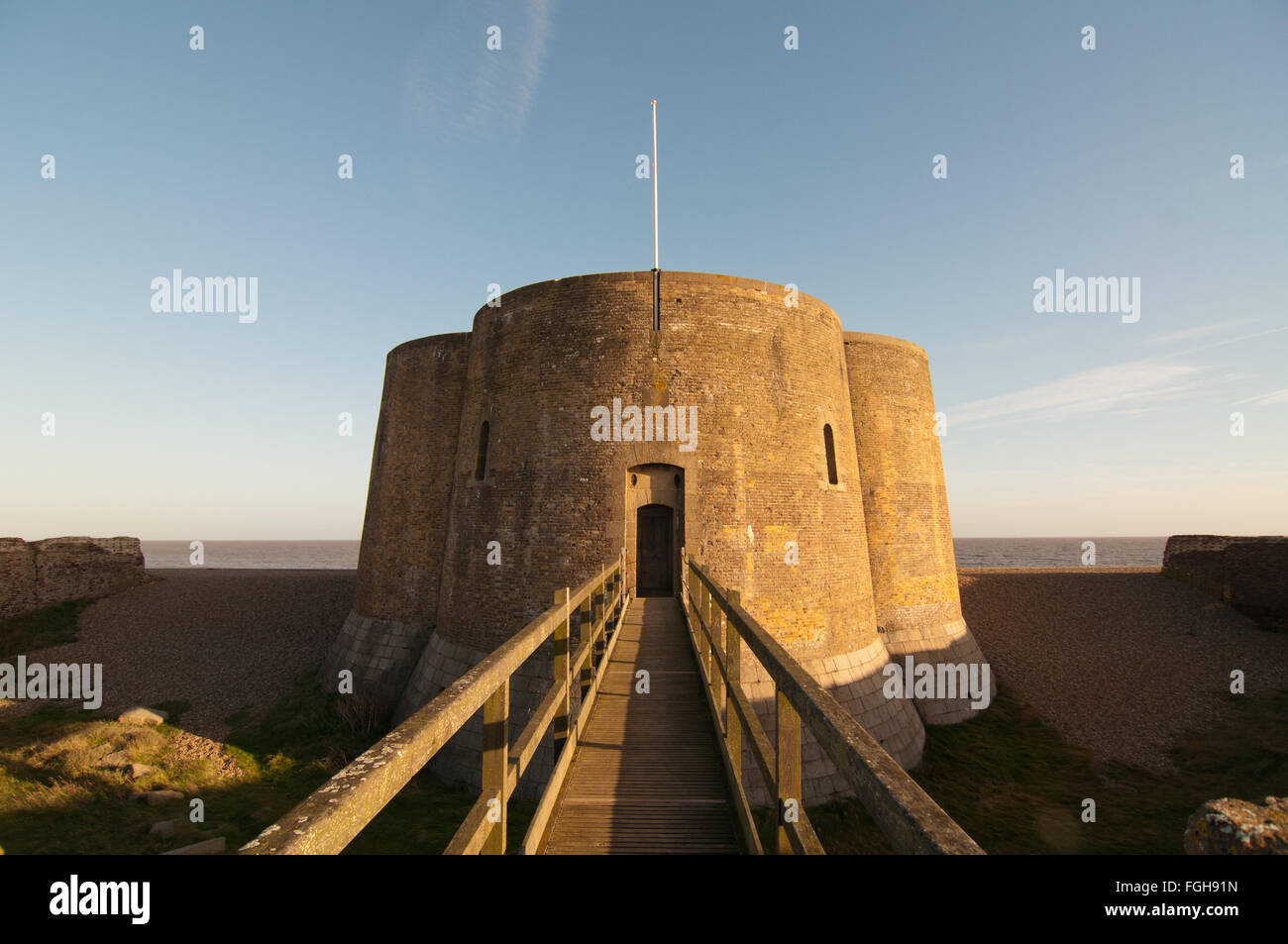 Aldeburgh Martello-Turm Stockfoto