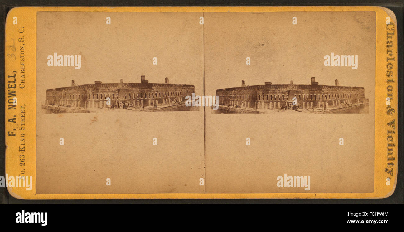 Fort Sumter, 1861, von F. A. Nowell Stockfoto