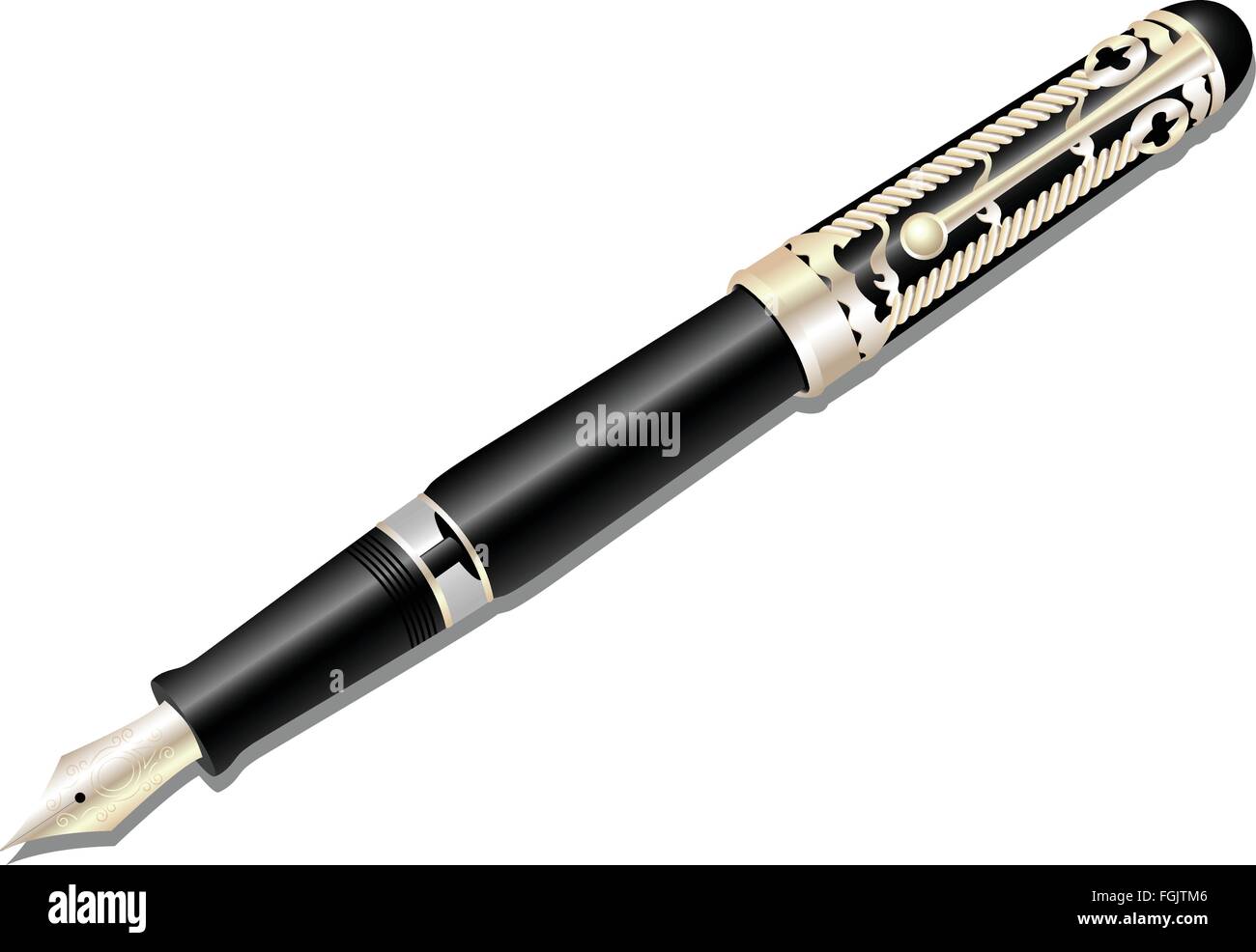 Vektor-Format der luxuriöse Kugelschreiber. Stock Vektor