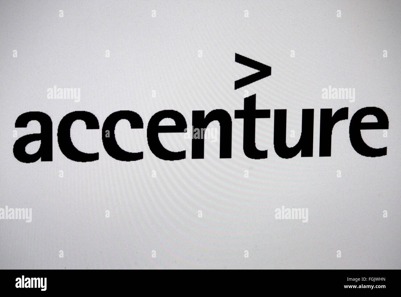 Markenname Accenture Berlin Stockfotografie Alamy