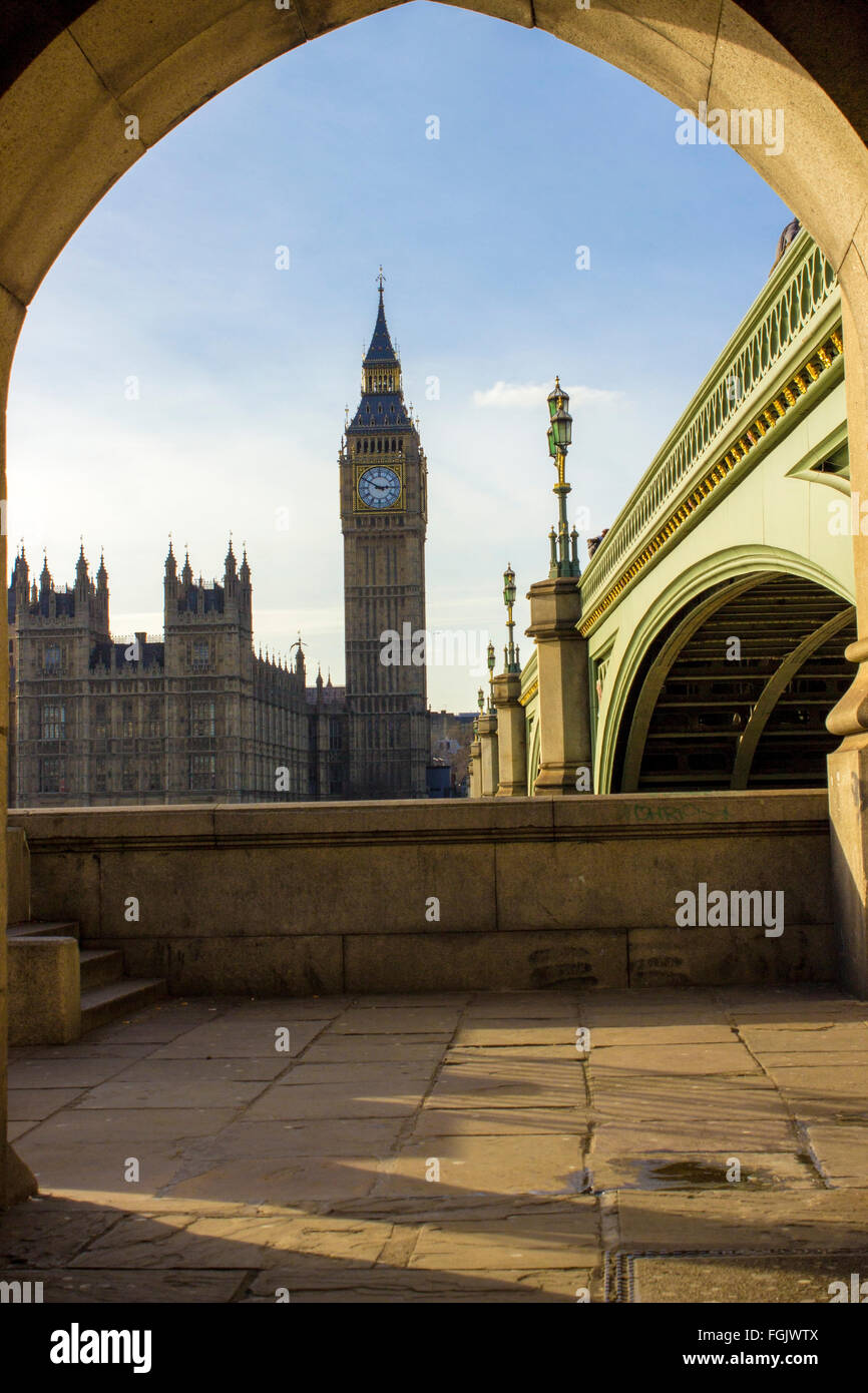 Big Ben und Parlament in London Stockfoto