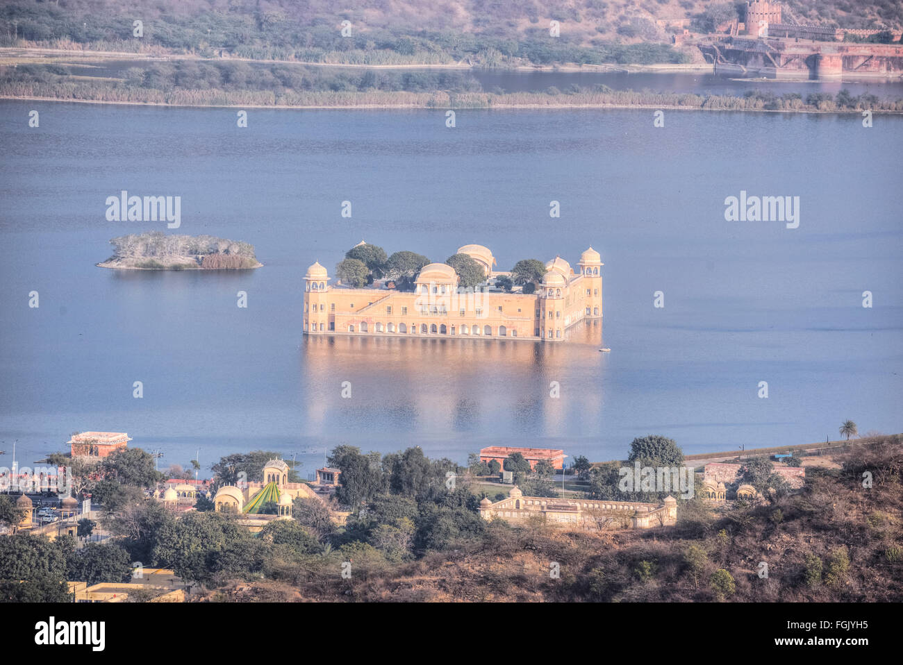 JAL Mahal, Wasserpalast, Jaipur, Rajasthan, Indien Stockfoto