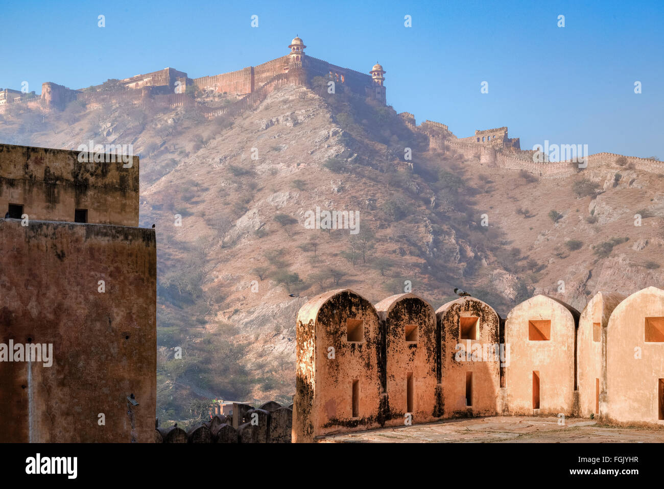 Jaigarh Fort, Jaipur, Rajasthan, Indien Stockfoto