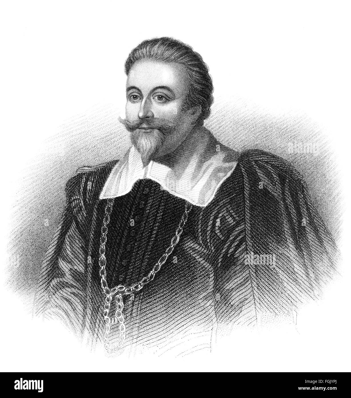 Francis Cottington, 1. Baron Cottington, ca. 1579-1652, eine englische Lord Schatzmeister und Botschafter Stockfoto