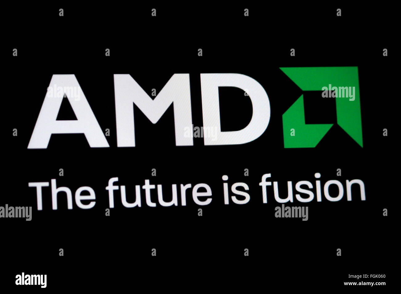 Markenname: "AMD", Berlin. Stockfoto