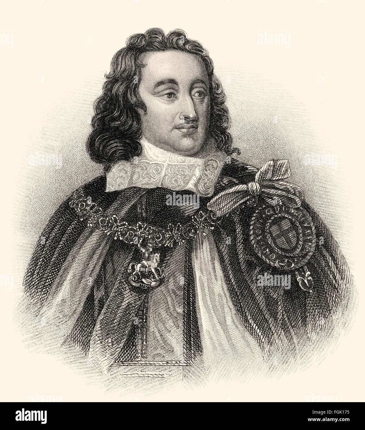 George Monck, 1. Herzog von Albemarle, KG, 1608-1670, ein englischer Soldat, Politiker Stockfoto