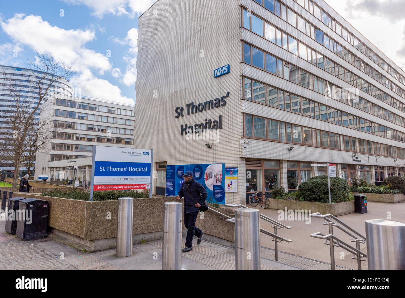 St. Thomas Hospital in London England UK Stockfoto