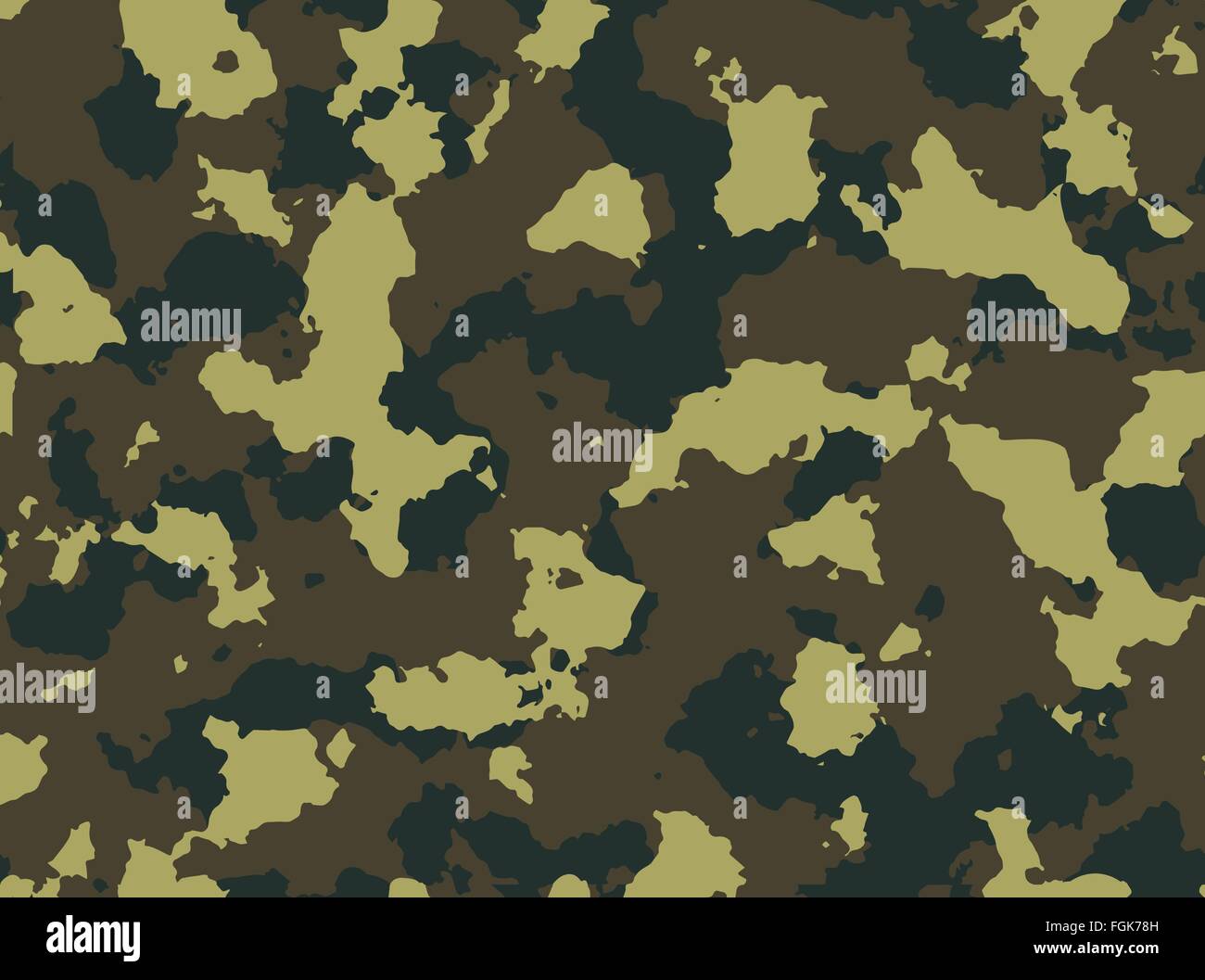 Nahtlose woodland Camo-Muster-Vektor-Eps 10-Vektor-illustration Stock Vektor