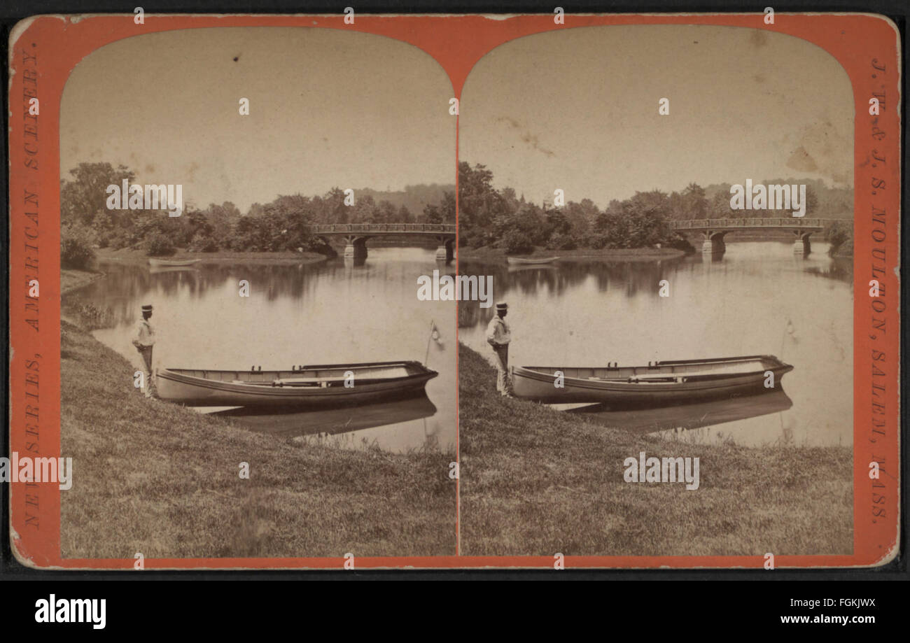 Nr. 3 und See aus Robert N. Dennis Sammlung von stereoskopischen Ansichten zu überbrücken Stockfoto