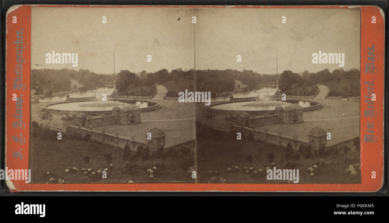 Anzeigen im Central Park, von Adams, S. F. B. 1844 Stockfoto