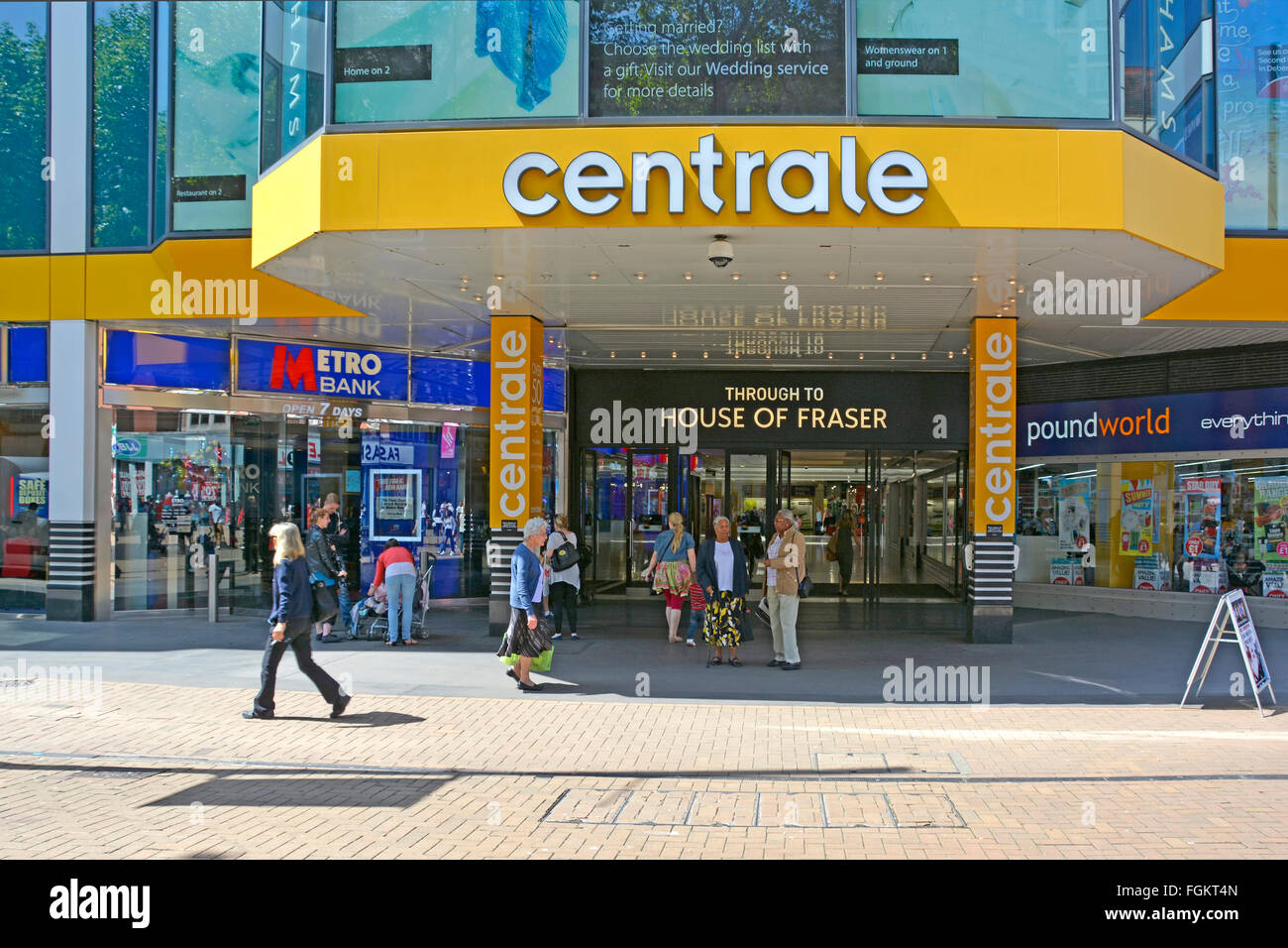 Croydon South London Eingang Centrale Einkaufszentrum House Of