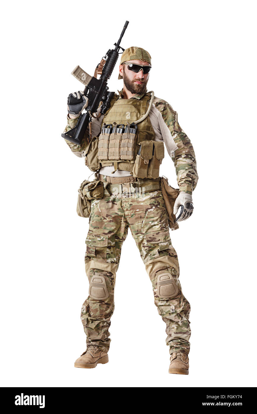 US Army Green Beret Stockfoto