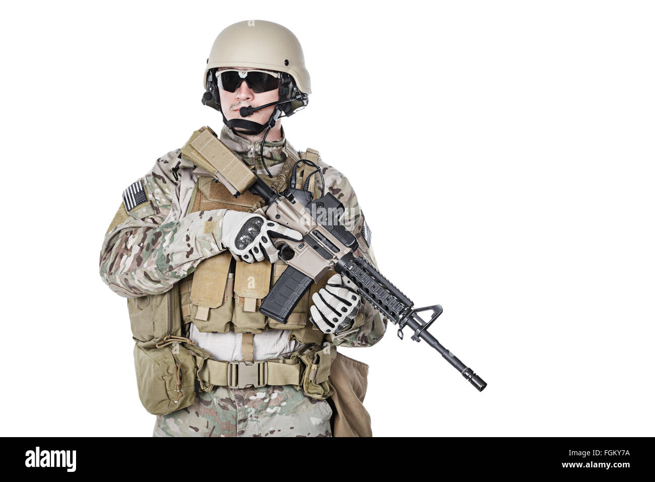 US Army Green Beret Stockfoto