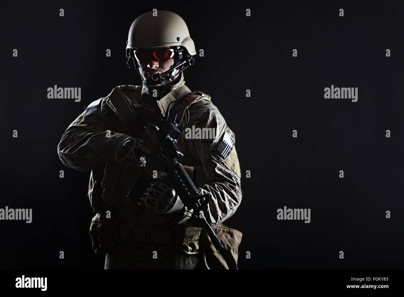 US Army Green Beret Stockfoto