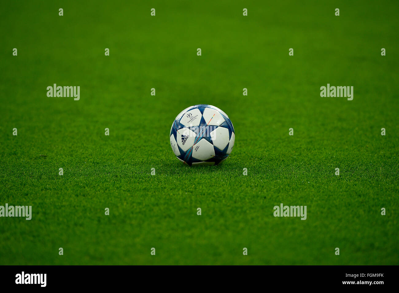 Match-Ball, Champions League, Allianz Arena, München, Bayern, Deutschland Stockfoto