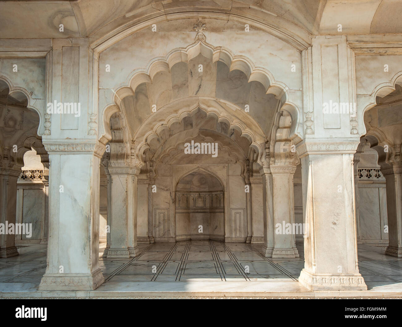 Nagina Moschee in Agra Fort, Uttar Pradesh, Indien Stockfoto
