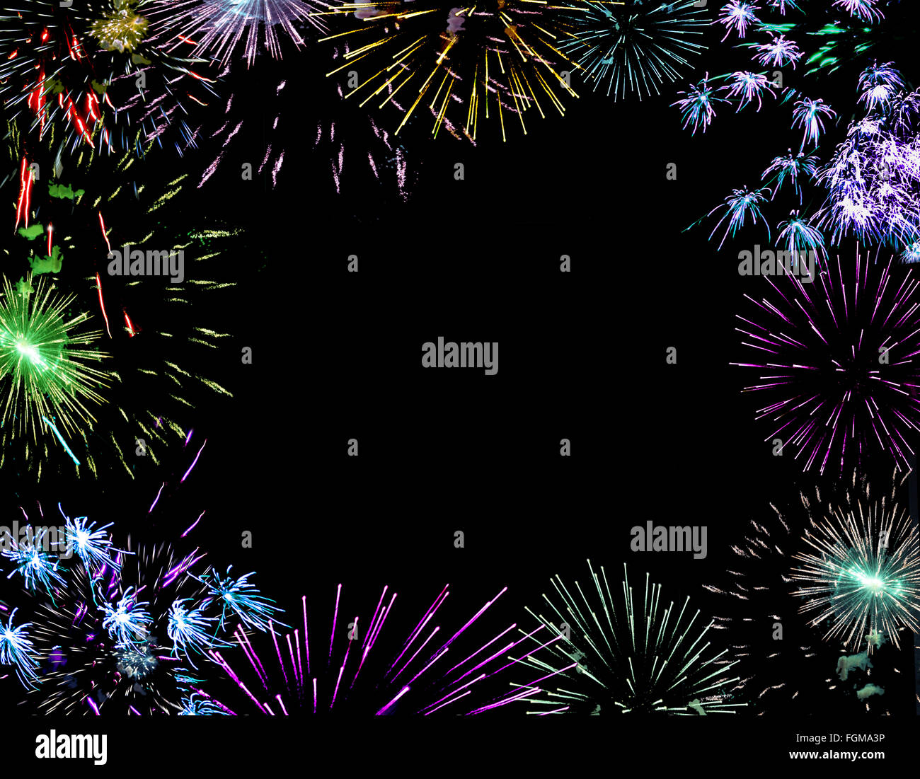 Farbe, Beleuchtung, Hintergrund, explodierenden, glühende, abstrakte, ätherisch, Muster, schwarz, Design, funky, lebendige, Effekte, Hinterg Stockfoto
