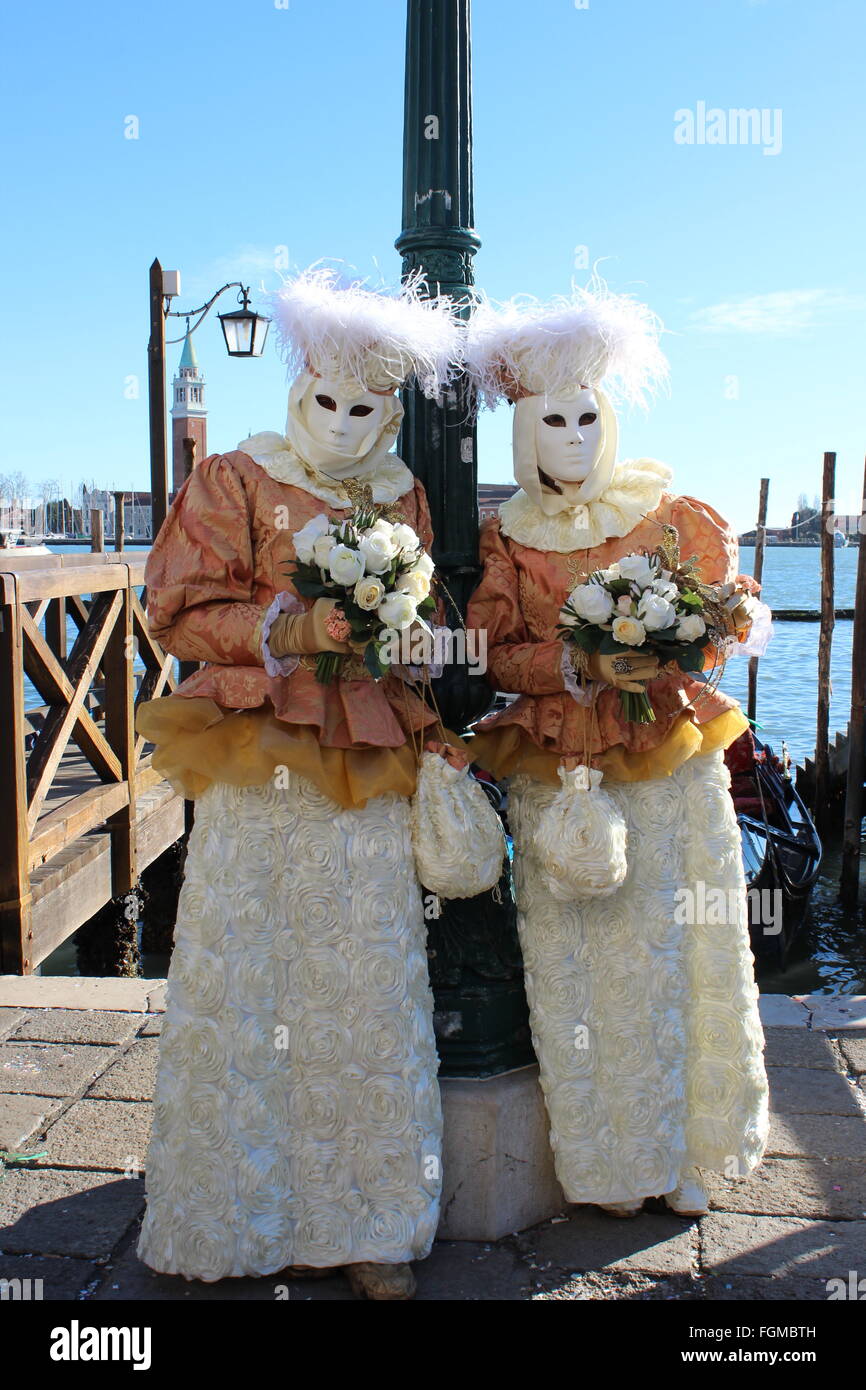Karneval in Venedig Stockfoto